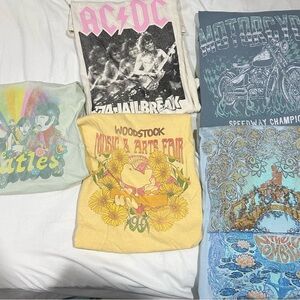 MUSIC + Motorcycle Graphic T-Shirt set